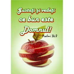 Carnetel A6,  Gustati si vedeti ce bun este Domnul!